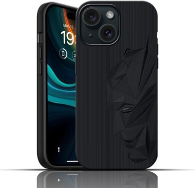 Casekoo - IN CASEKOO IN LOVE Back Cover for Apple iPhone 14 Plus(Black, 3D Case, Silicon, Pack of: 1)