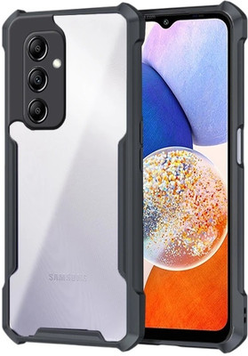A-Allin1 Back Cover for Samsung Galaxy A14 5G : :Gloss Finish Boom TPU(Black)