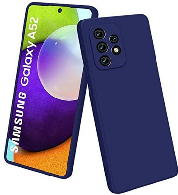 TRUEUPGRADE Back Cover for Samsung Galaxy A52 / A52s 5G(Blue, Flexible, Silicon, Pack of: 1)