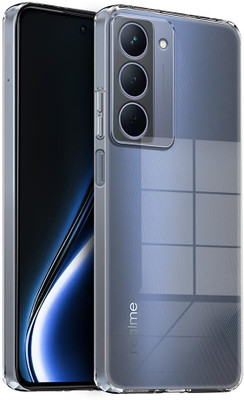 Kovado Back Cover for Realme P3x 360° Protection Crystal Clear Soft TPU Case with Cushioned Edges(Transparent, Dual Protection, Silicon)