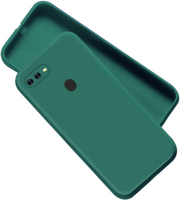 Artistque Back Cover for Oppo A7(Green, Flexible, Silicon, Pack of: 1)
