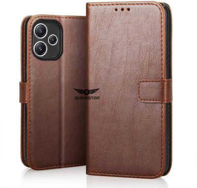 SHINESTAR. Back Cover for POCO M6 Pro 5G(Brown, Pack of: 1)