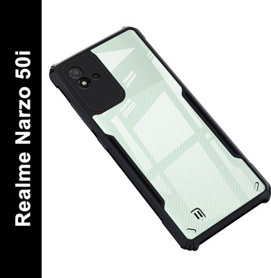 Print maker Back Cover for Realme Narzo 50i(Black, Shock Proof, Pack of: 1)