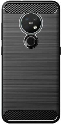 Elica Back Cover for Nokia 7.2(Black, Shock Proof, Silicon, Pack of: 1)