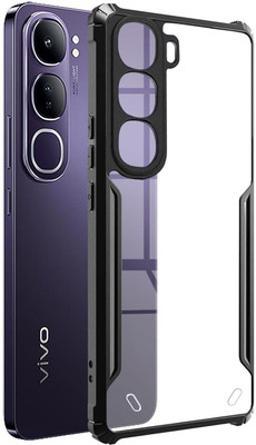TESPARK Back Cover for Vivo Y400 Pro 5G(Black, Grip Case, Pack of: 1)
