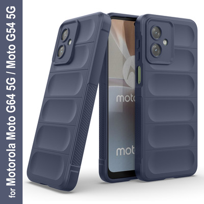 Zapcase Back Cover for Motorola g64 5G, Moto g64 5G(Blue, 3D Case, Silicon, Pack of: 1)