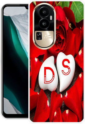 ADZIRE Back Cover for OPPO Reno10 5G, CPH2531, D LOVES S NAME,D NAME, S LETTER, ALPHABET,D LOVE S NAME(Red, Flexible, Silicon, Pack of: 1)