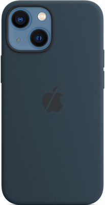 Caseex Back Cover for Apple iPhone 13(Blue, Shock Proof, Silicon, Pack of: 1)