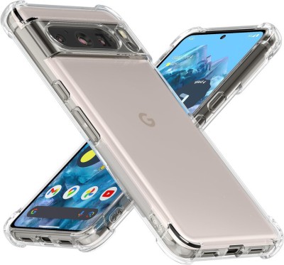 MoreFit Back Cover for Google Pixel 8 Pro 5G(Transparent, Flexible, Silicon, Pack of: 1)