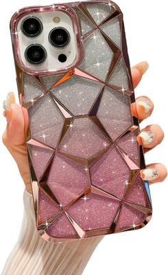 APH PRIME Back Cover for APPLE IPHONE 13 PRO MAX(Pink, Electroplated, Pack of: 1)