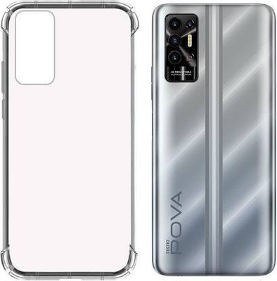 DMJHP Back Cover for Tecno Pova 2(Transparent, Pack of: 1)
