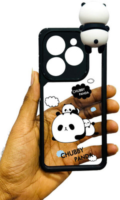 Charvi Collection Ltd Back Cover for Tecno Spark 20C(Transparent, Black, 3D Case, Pack of: 1)