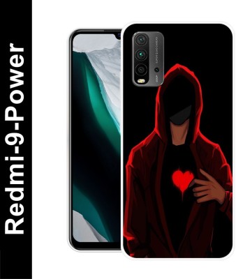 Shivaanshi Back Cover for Redmi 9 Power, POCO M3(Black, Red, Grip Case, Silicon, Pack of: 1)