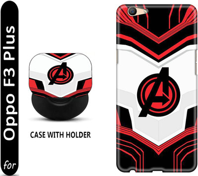 My Swag Back Cover for Oppo F3 Plus(Multicolor, Cases with Holder, Pack of: 1)