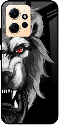 QRIOH Glass Back Cover for Redmi Note 12(Multicolor, Grip Case, Pack of: 1)