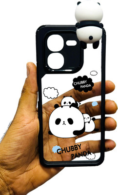 Charvi Collection Ltd Back Cover for Vivo iqoo Z9x 5G(Transparent, Black, 3D Case, Pack of: 1)
