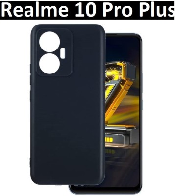 Bodoma Back Cover for Realme 10 Pro Plus 5G, Realme 10 Pro Plus 5G Black(Blue, Silicon, Pack of: 1)