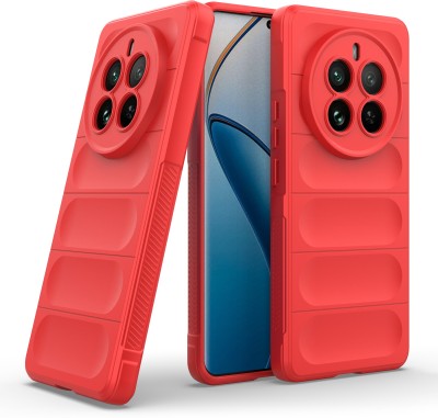 GLOBAL NOMAD Back Cover for Realme 12 Pro Plus 5G(Red, 3D Case, Silicon, Pack of: 1)