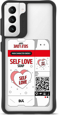 DailyObjects Self Love Soap Black Hybrid Clear Back Cover for SAMSUNG Galaxy S22 Plus 5G(Purple, Grip Case, Pack of: 1)