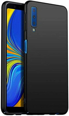 MobiSpiff Back Cover for Samsung Galaxy A7 2018 Edition(Black, Camera Bump Protector, Silicon, Pack of: 1)