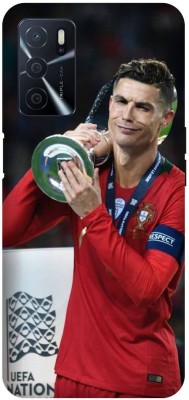 PHONE WALEY.COM Back Cover for OPPO A16 \ CPH2269 \ Ronaldo, Cristiano, Football, Printed Back Cover(Red, Hard Case, Pack of: 1)