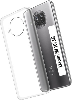 iCopertina Back Cover for Mi 10i 5G(Transparent, Flexible, Silicon, Pack of: 1)
