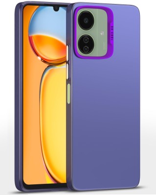 Rwm Back Cover for Mi Redmi 13C 5G / Poco M6 5G | Luxury Matte Finish(Purple, Camera Bump Protector, Pack of: 1)