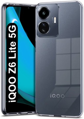 Fashionury Back Cover for iQOO Z6 Lite 5G(Transparent, Grip Case, Silicon, Pack of: 1)