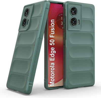 GLOBAL NOMAD Back Cover for Motorola Edge 50 Fusion(Green, 3D Case, Silicon, Pack of: 1)