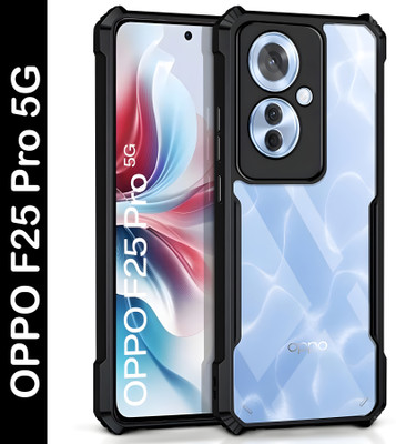 ADI Creations Back Cover for OPPO F25 Pro 5G(Black, Camera Bump Protector, Pack of: 1)