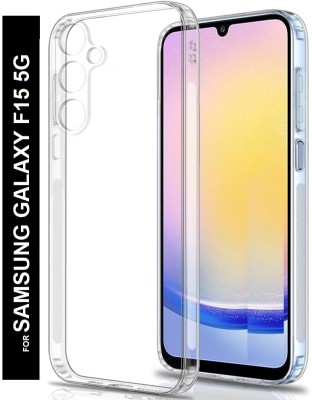 Fablue Back Cover for Samsung Galaxy F15 5G(Transparent, Grip Case, Silicon, Pack of: 1)