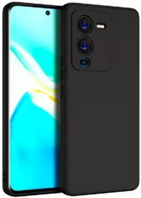 S-Softline Back Cover for Vivo V25 Pro 5G, pocket-friendly Slim profile(Black, Pack of: 1)