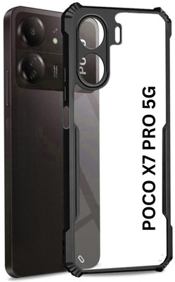 KWINE CASE Back Cover for Poco X7 Pro(Black, Shock Proof, Pack of: 1)