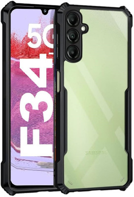 Mersal Back Cover for Samsung Galaxy F34 5G: :Gloss Finish Boom TPU(Black, Pack of: 1)