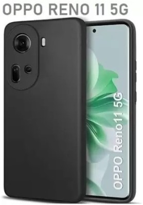 Caseline Back Cover for Oppo Reno 11 5G, Oppo Reno 11 (CND)(Black, Grip Case, Silicon, Pack of: 1)