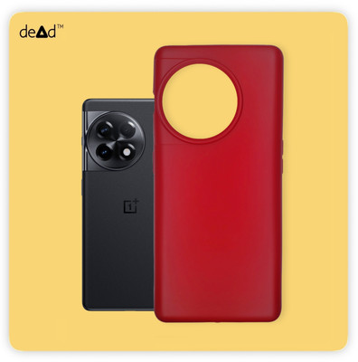 dead Back Cover for OnePlus 11R 5G(Red, Grip Case, Pack of: 1)