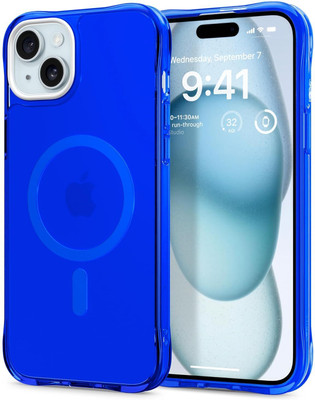 CYRILL Back Cover for Apple iPhone 15(Blue, Pack of: 1)