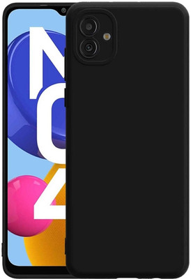 ZAMN Back Cover for SAMSUNG GALAXY A04E 4G(Black, Silicon)