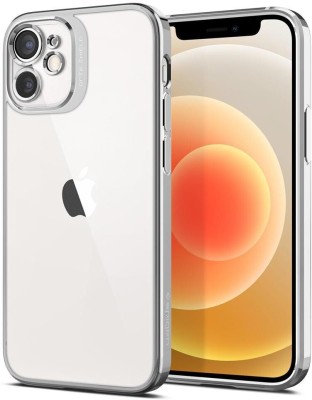 Spigen Optik Crystal Back Cover for Apple iPhone 12 mini(Silver, Shock Proof, Pack of: 1)