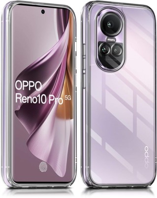 spaziogold Back Cover for Oppo Reno 10 Pro 5G(Crystal Clear | Soft & Flexible TPU | Camera Protection)(Transparent, Shock Proof, Silicon, Pack of: 1)