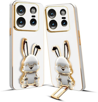 RESOURIS Back Cover for MOTOROLA Edge 50 Pro 5G(White, Gold, Cases with Holder, Pack of: 1)