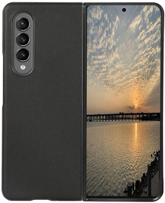 LIKECASE Back Cover for Samsung Galaxy Z Fold4 5G(Black, Dual Protection, Pack of: 1)