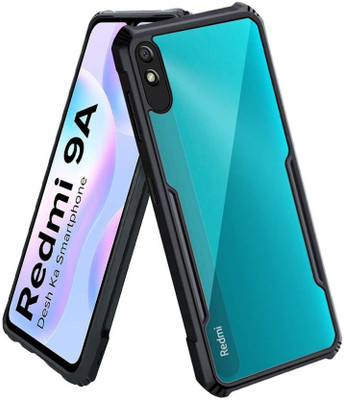 SRT Back Cover for Mi Redmi 9A(Black, Pack of: 1)