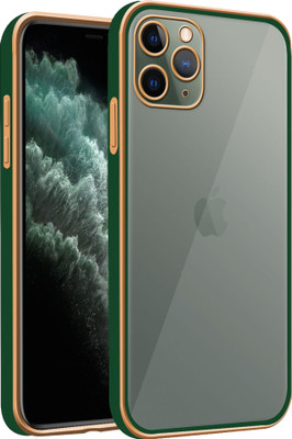 SMARTPOCKET Back Cover for Apple iPhone 11 Pro(Green, Gold, 3D Case, Pack of: 1)