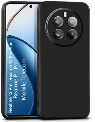 Outlier Back Cover for Realme P1 Pro(Black, Silicon)