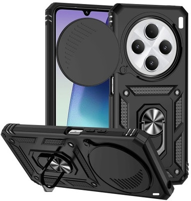 RUNICHA Back Cover for Vivo X200 Pro 5G(Black, Shock Proof, Pack of: 1)