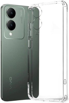 spaziogold Back Cover for Vivo Y17s 4G(Soft and Flexible Material | Crystal Clear)(Transparent, Shock Proof, Silicon, Pack of: 1)