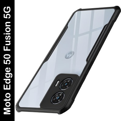 ADI Creations Back Cover for Motorola Edge 50 Fusion(Black, Camera Bump Protector, Pack of: 1)