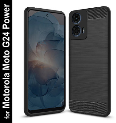 DMJHP Back Cover for Motorola G24 Power(Black, Pack of: 1)