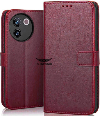 SHINESTAR. Back Cover for Vivo V30e 5G(Red, Pack of: 1)